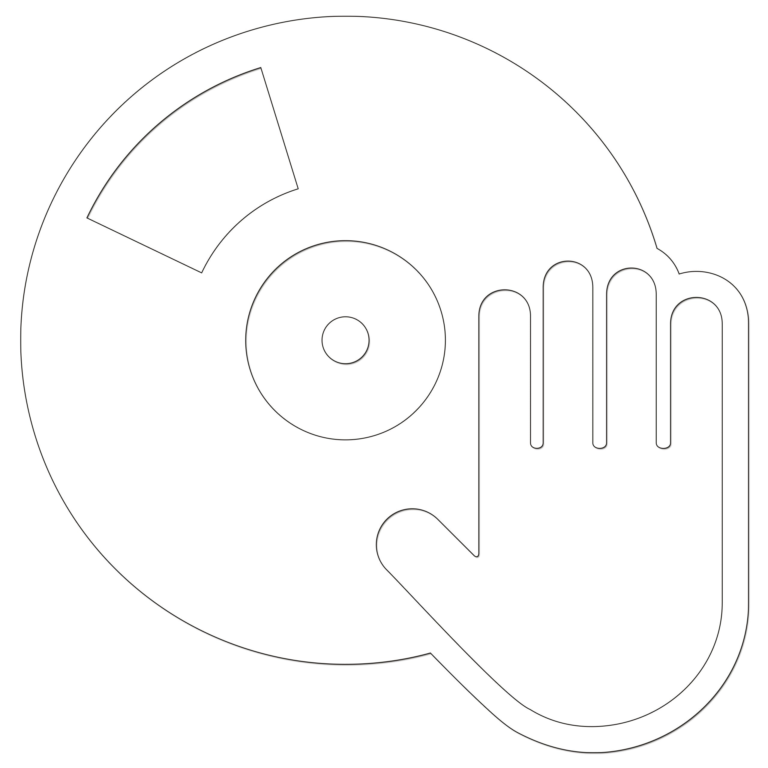 DJ Music Sticker
