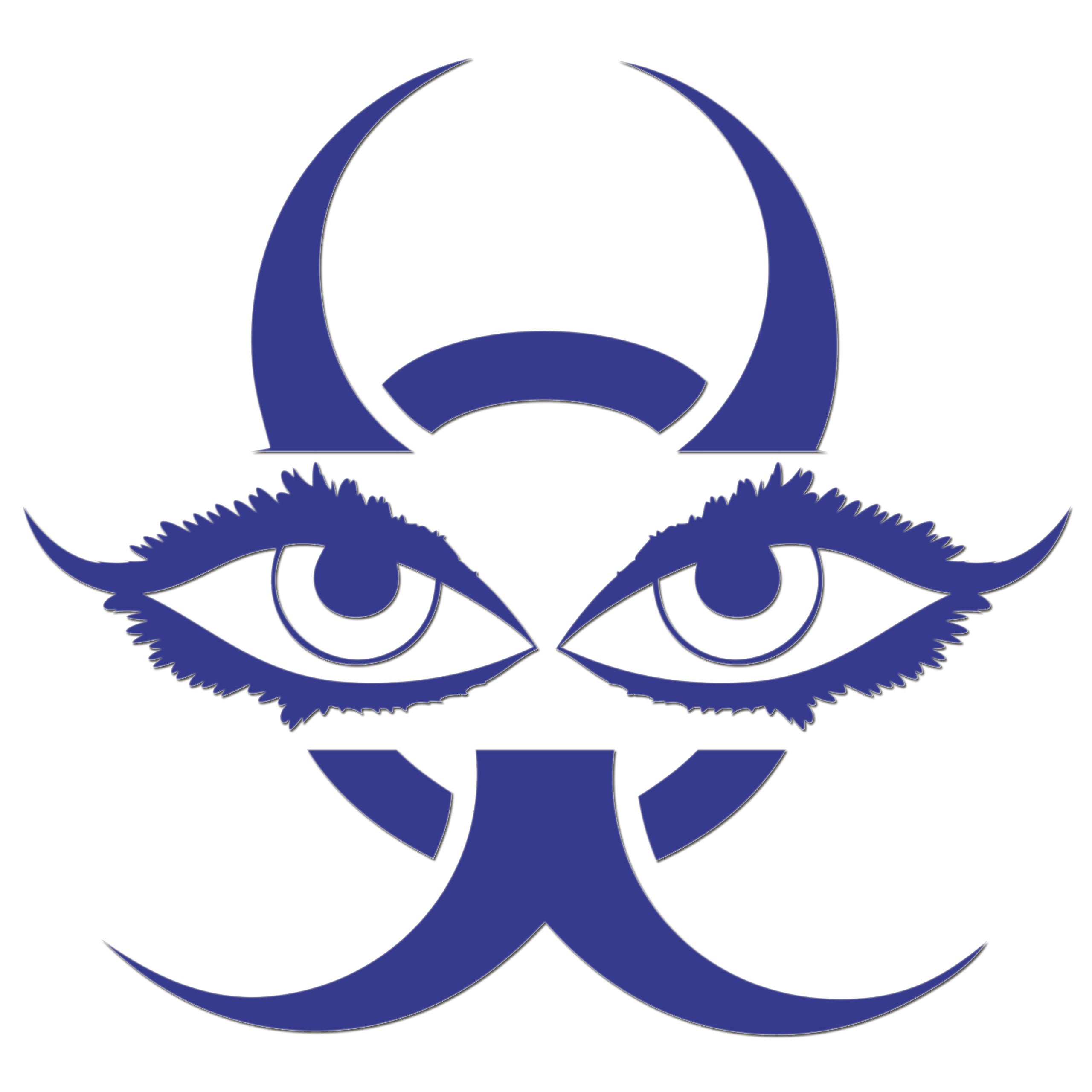 Chinese Devil Eyes Sticker