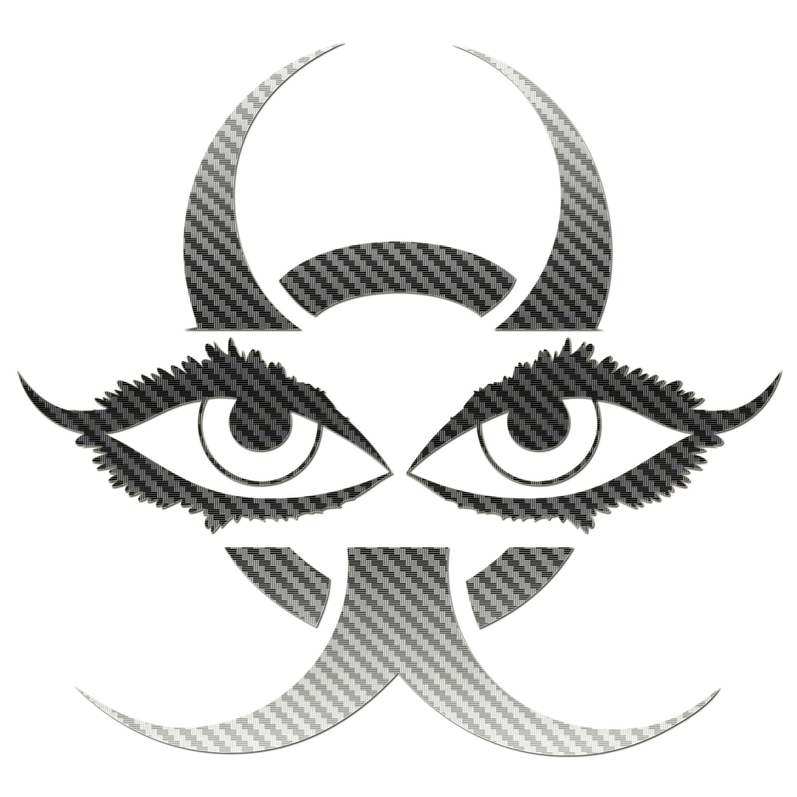 Chinese Devil Eyes Sticker