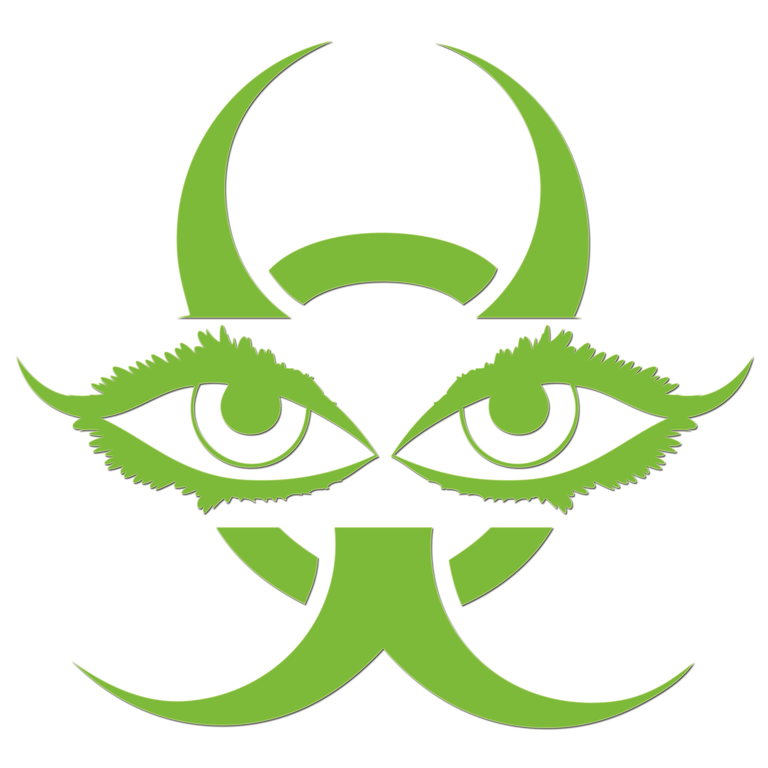 Chinese Devil Eyes Sticker