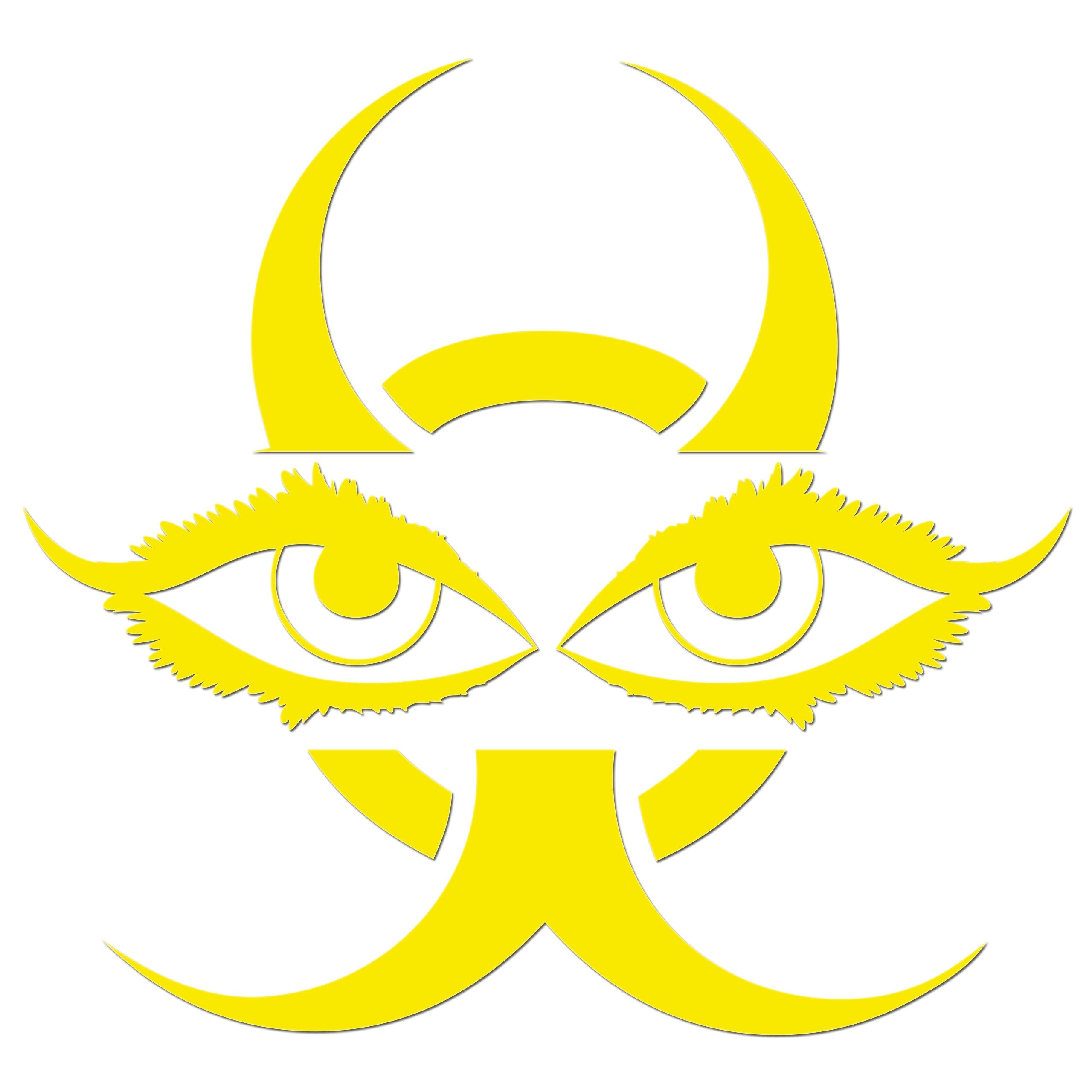 Chinese Devil Eyes Sticker