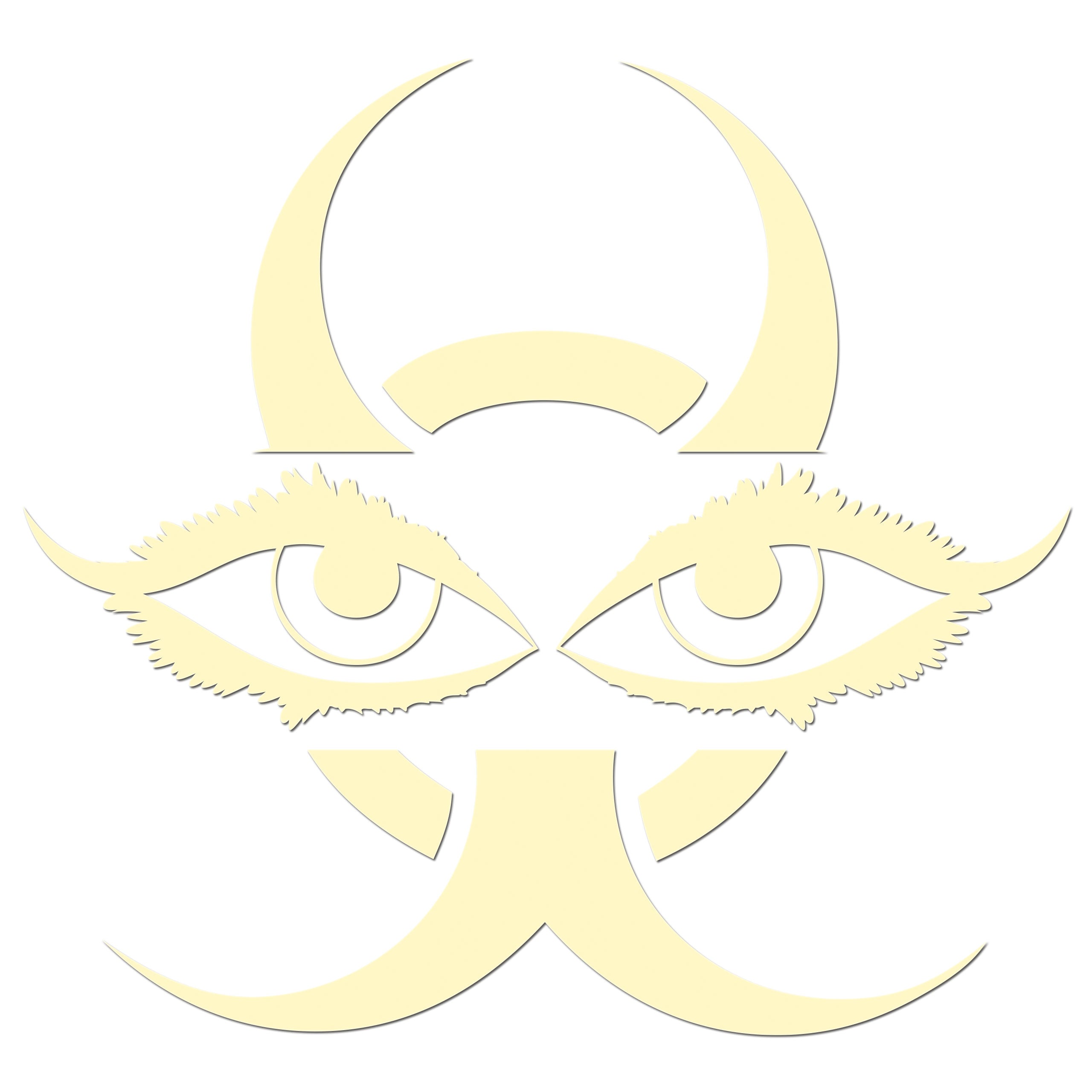 Chinese Devil Eyes Sticker