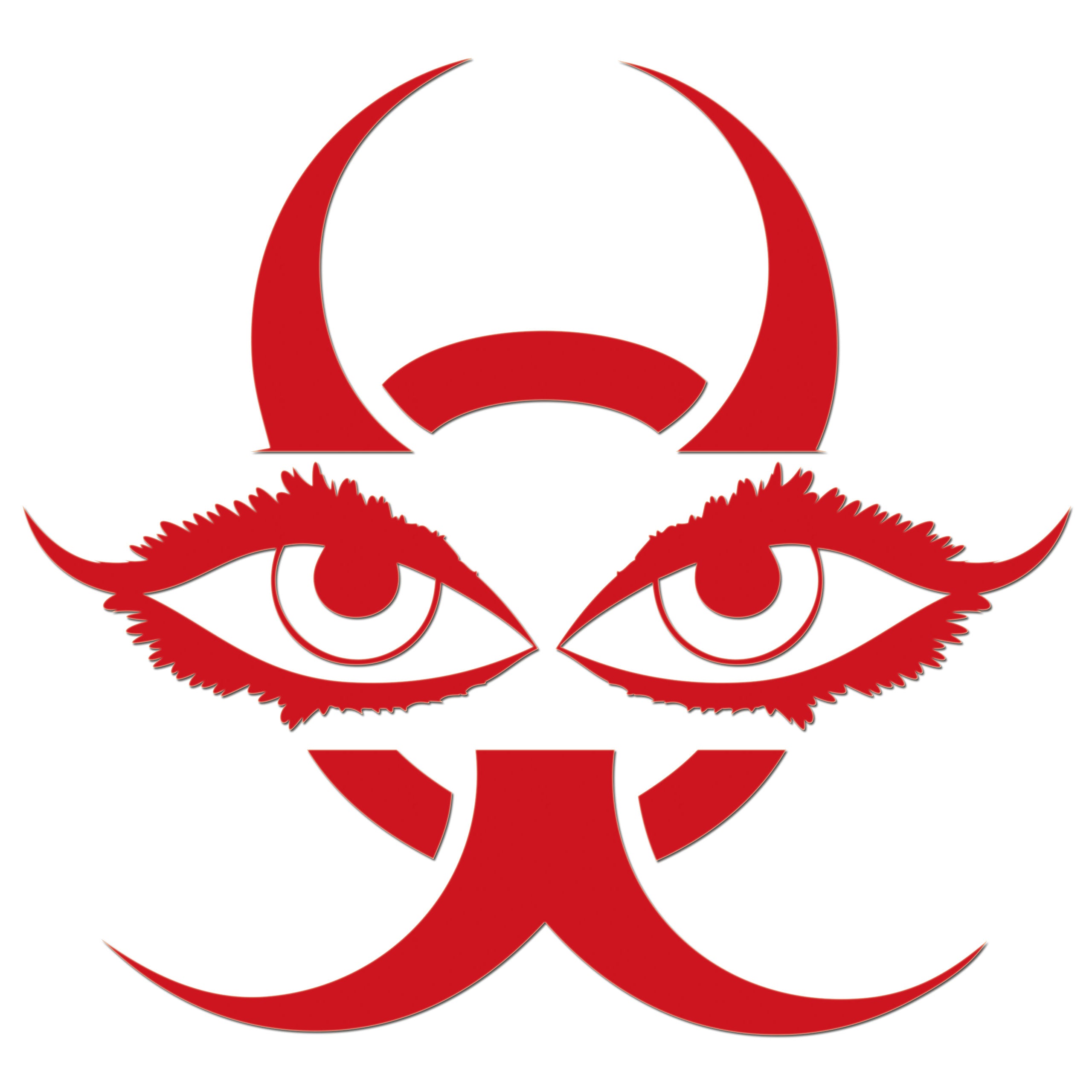 Chinese Devil Eyes Sticker