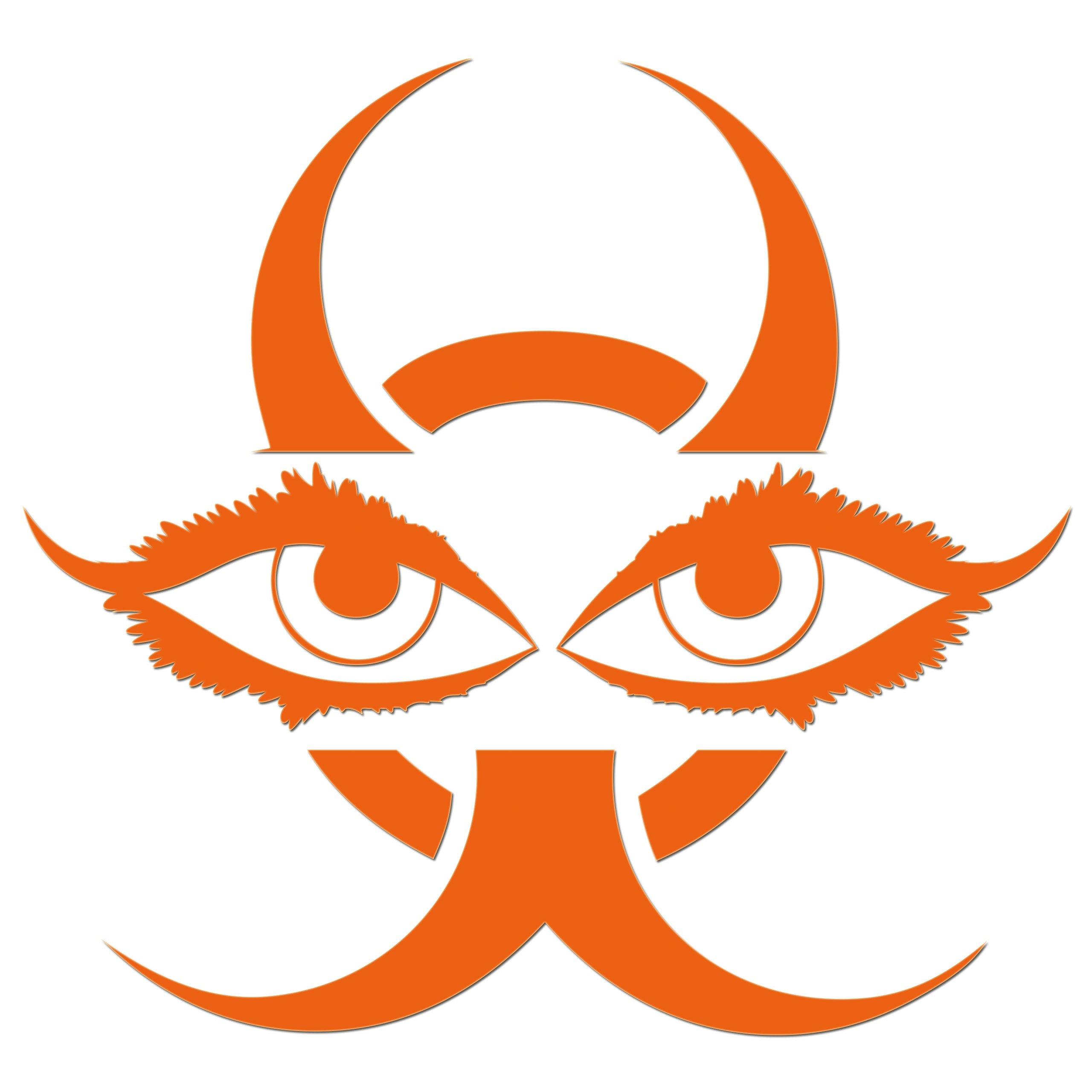 Chinese Devil Eyes Sticker