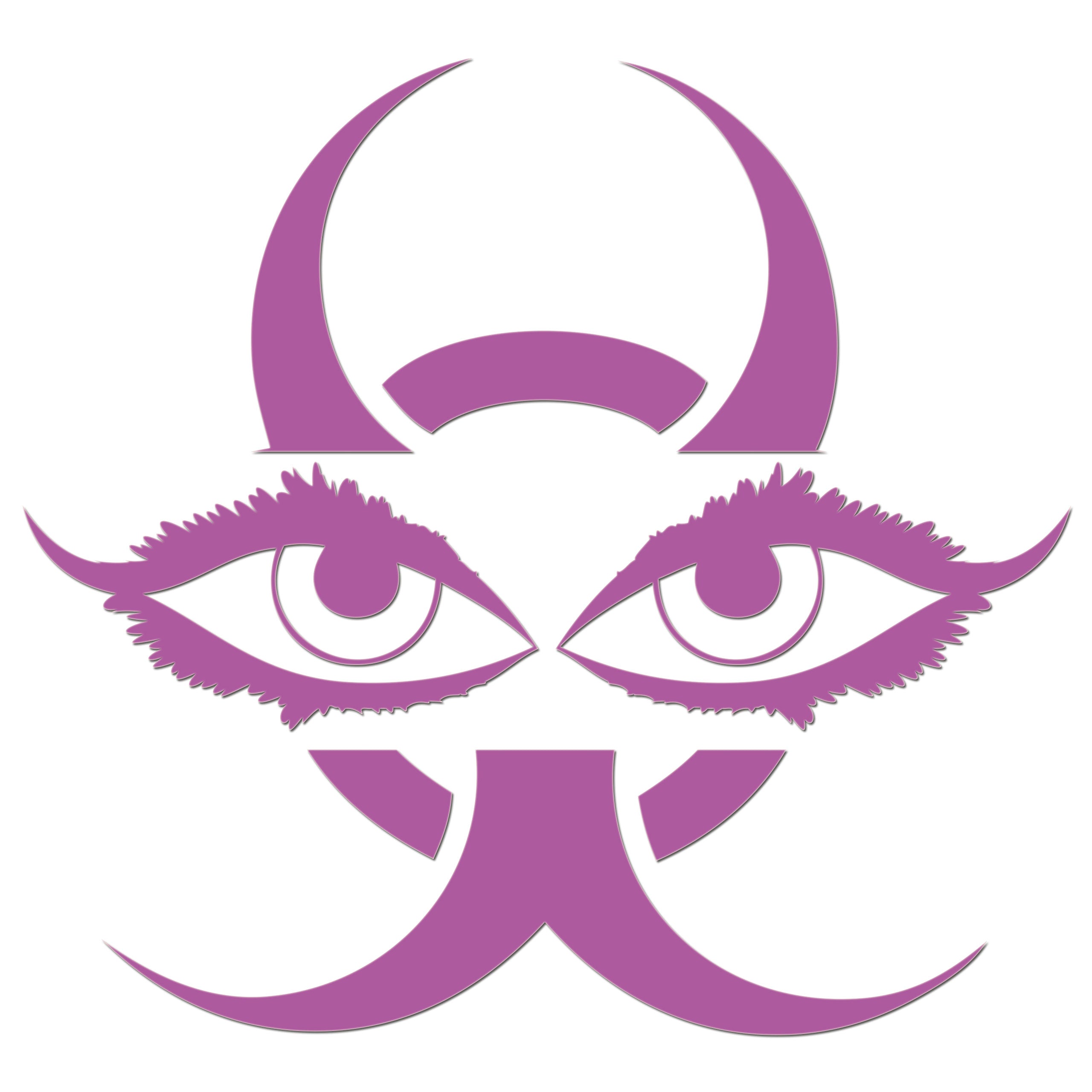 Chinese Devil Eyes Sticker