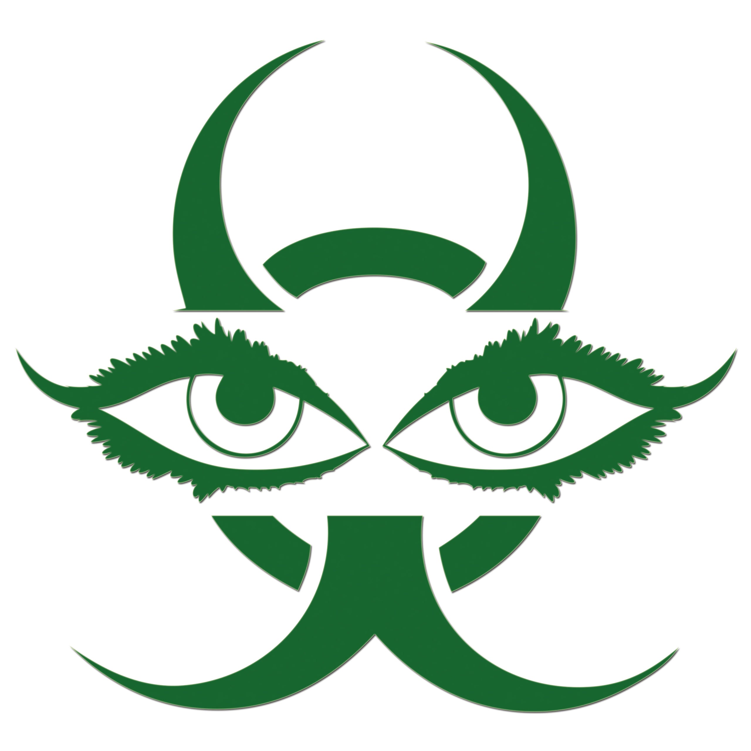 Chinese Devil Eyes Sticker