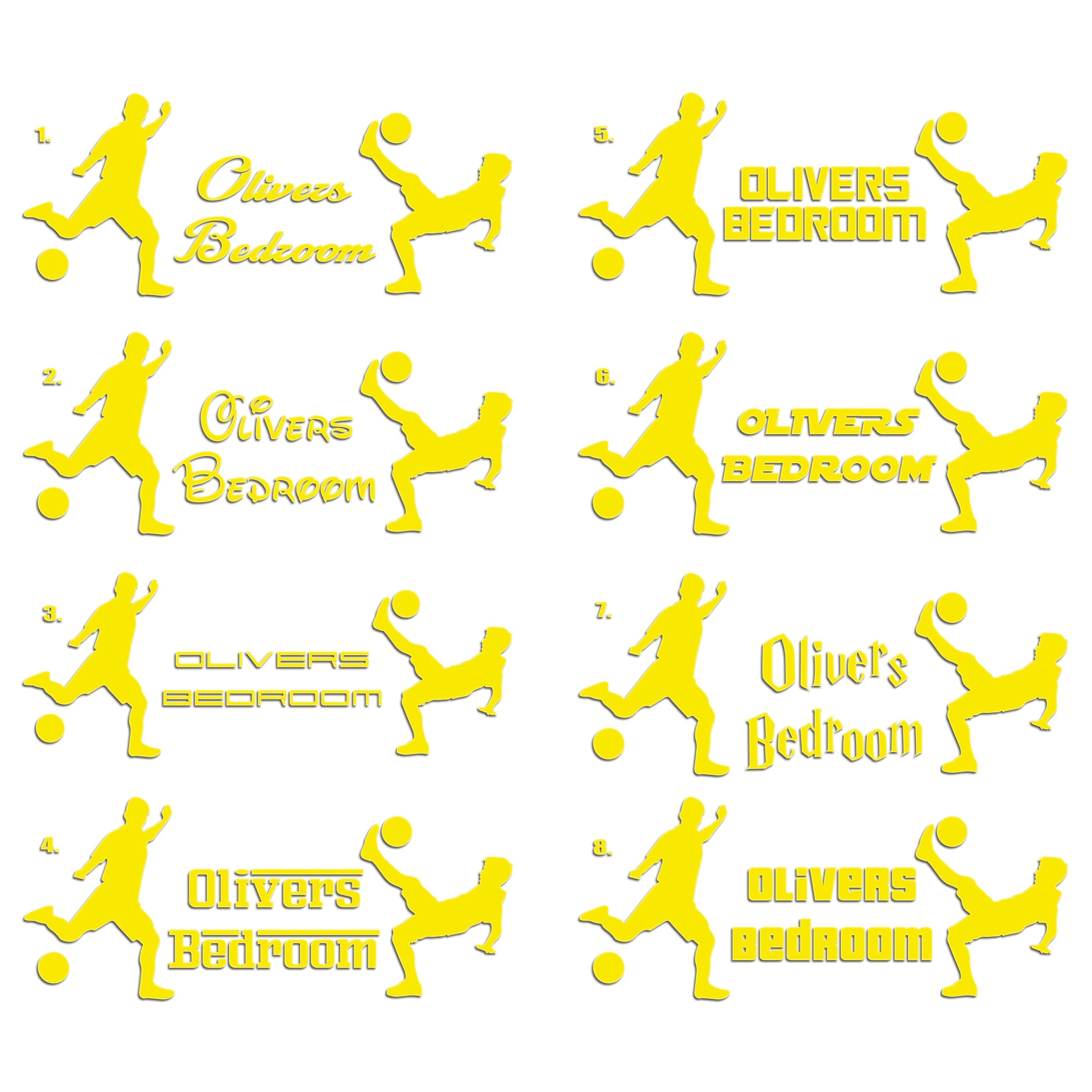 Boys Bedroom Door Sticker