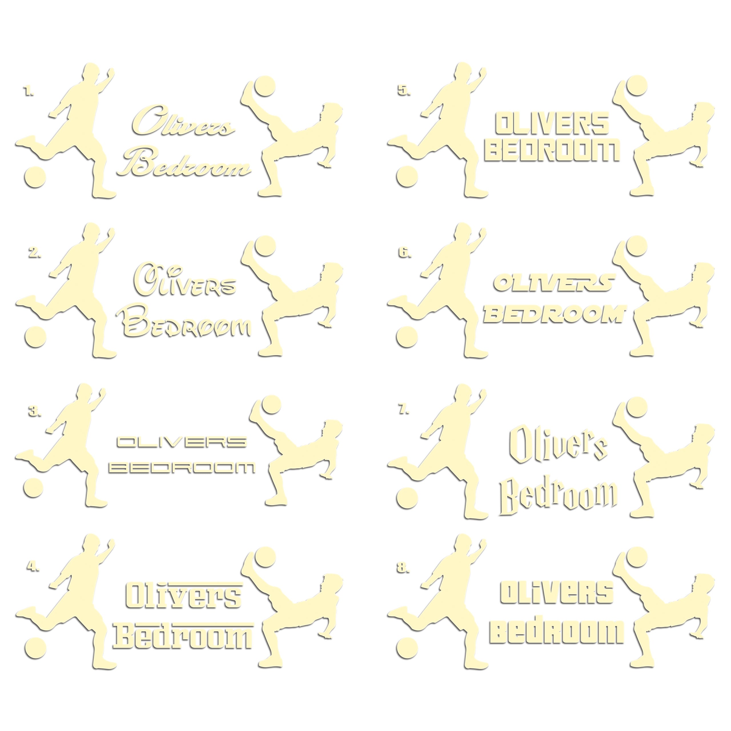 Boys Bedroom Door Sticker