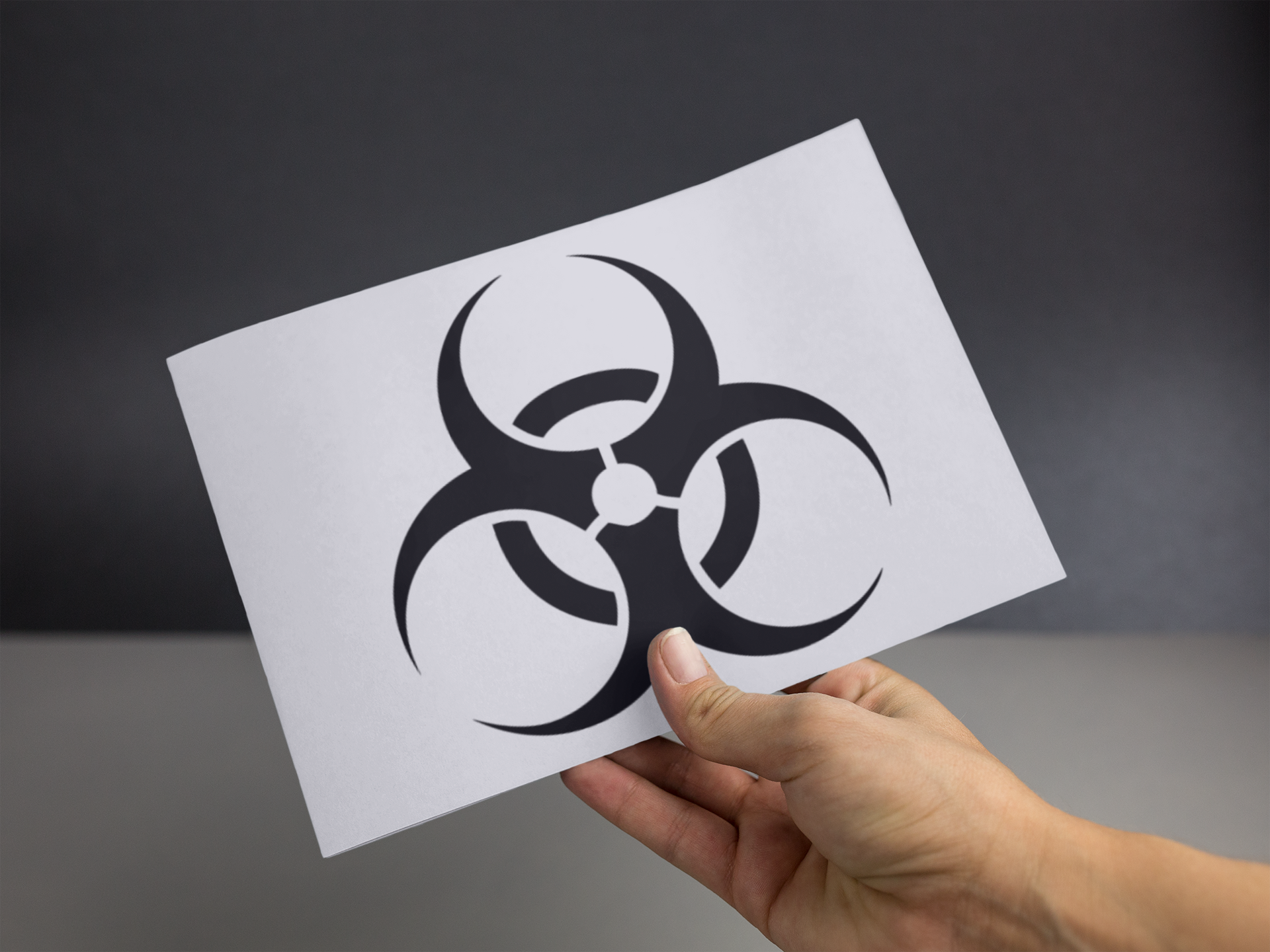 Biohazard Sticker