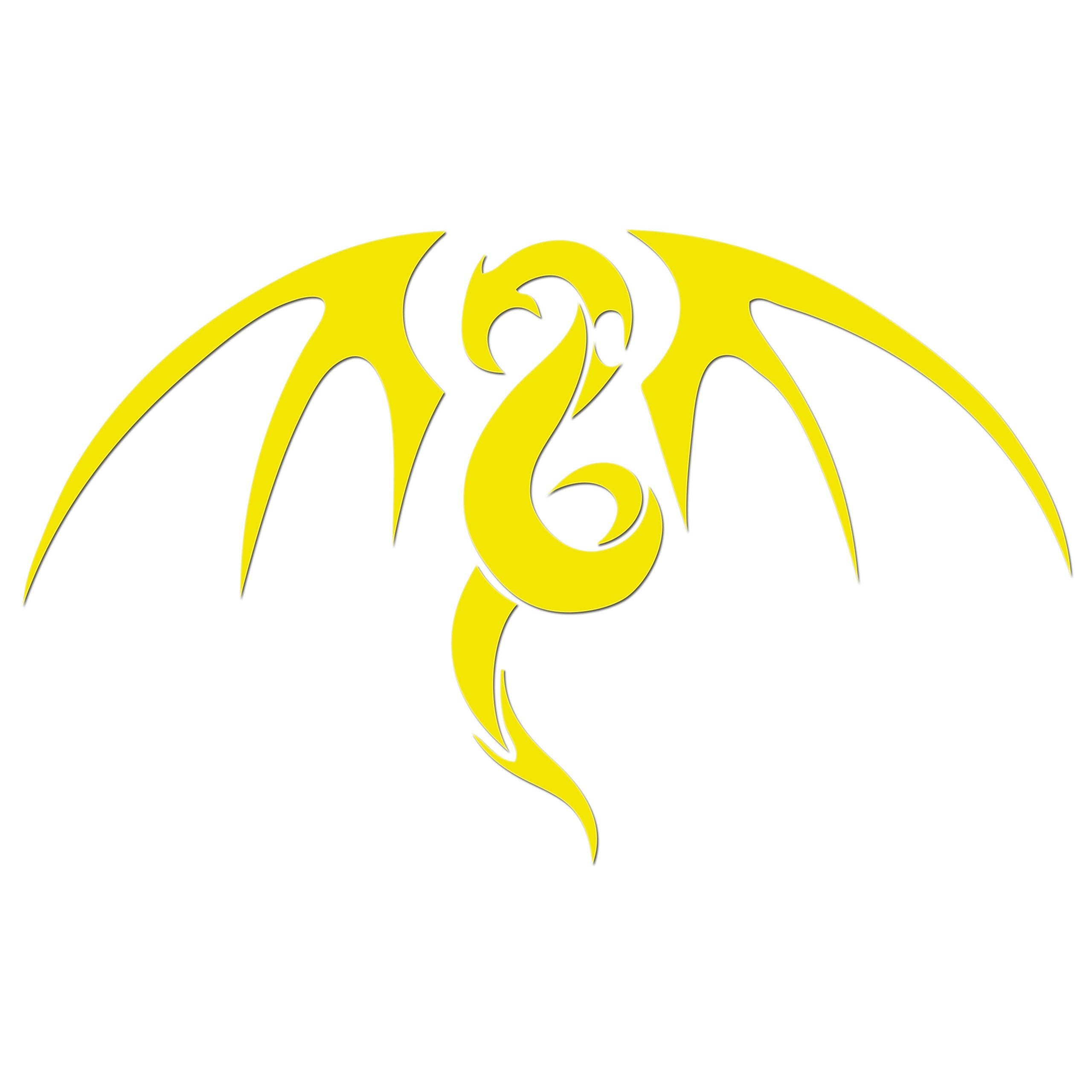 Tribal Dragon Iron On HTV Transfer