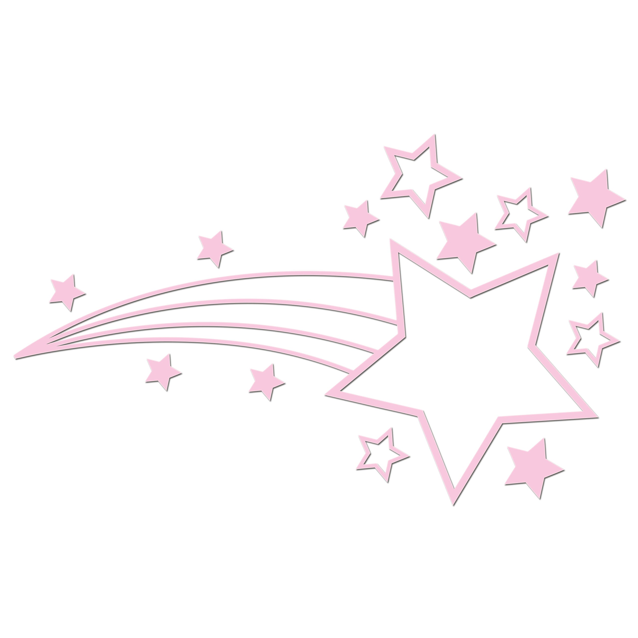Shooting Stars Iron On HTV Transfer