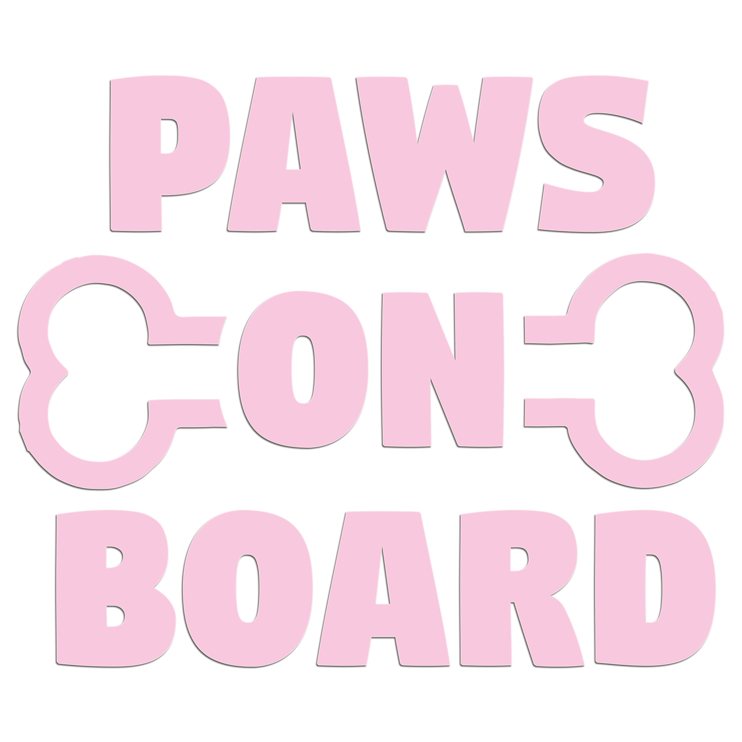 Paws On Board Iron On HTV Transfer