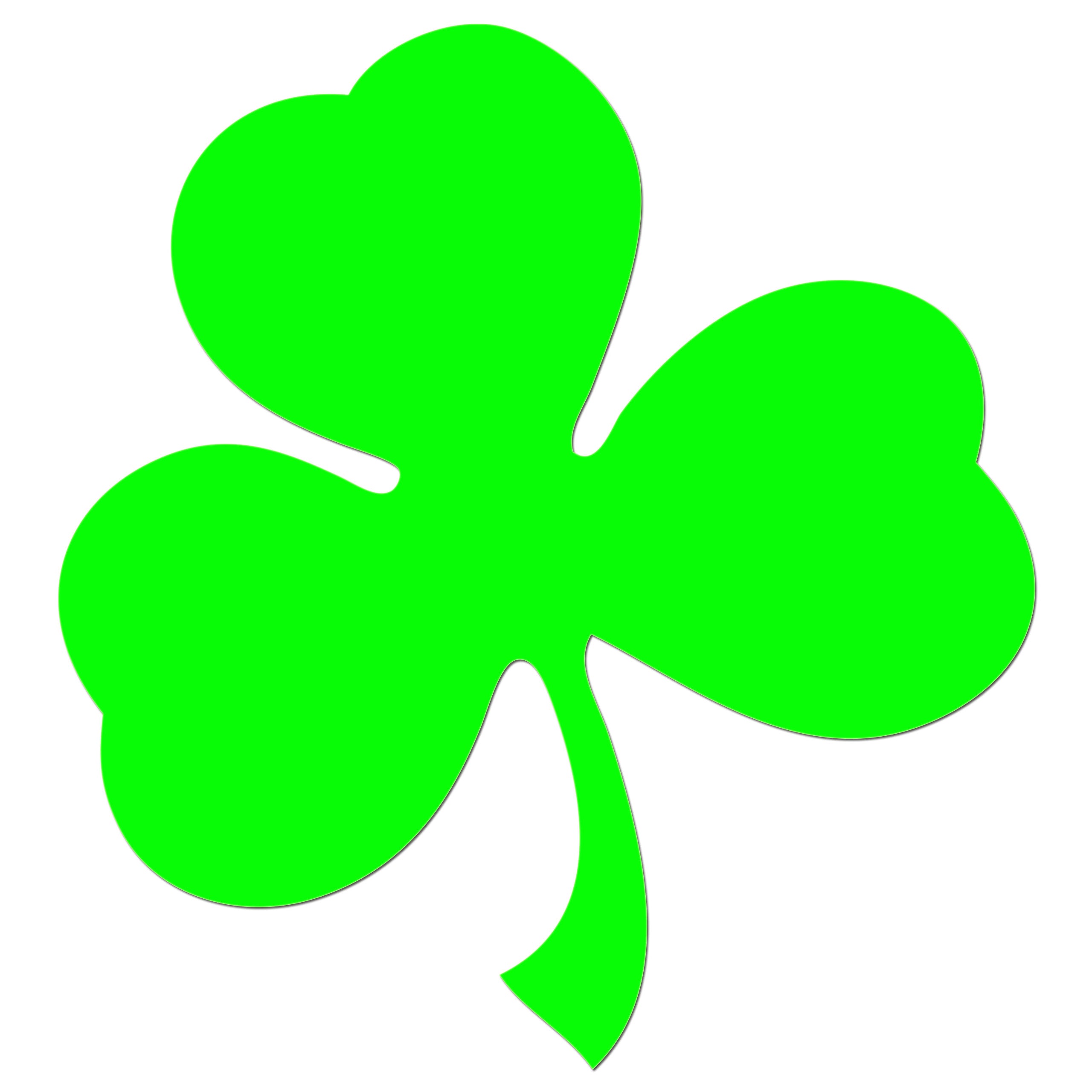 Irish Shamrock Iron On HTV Transfer