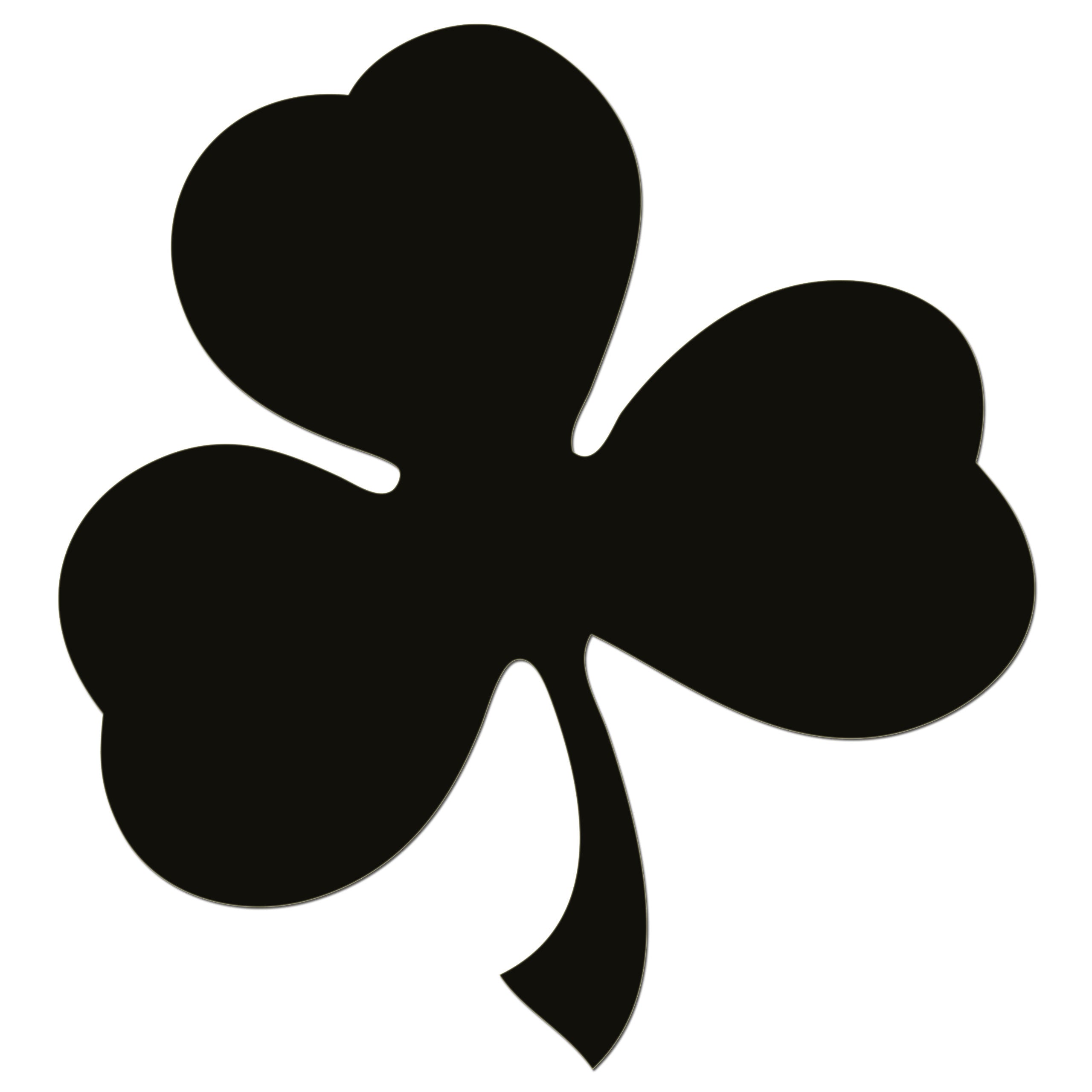 Irish Shamrock Iron On HTV Transfer