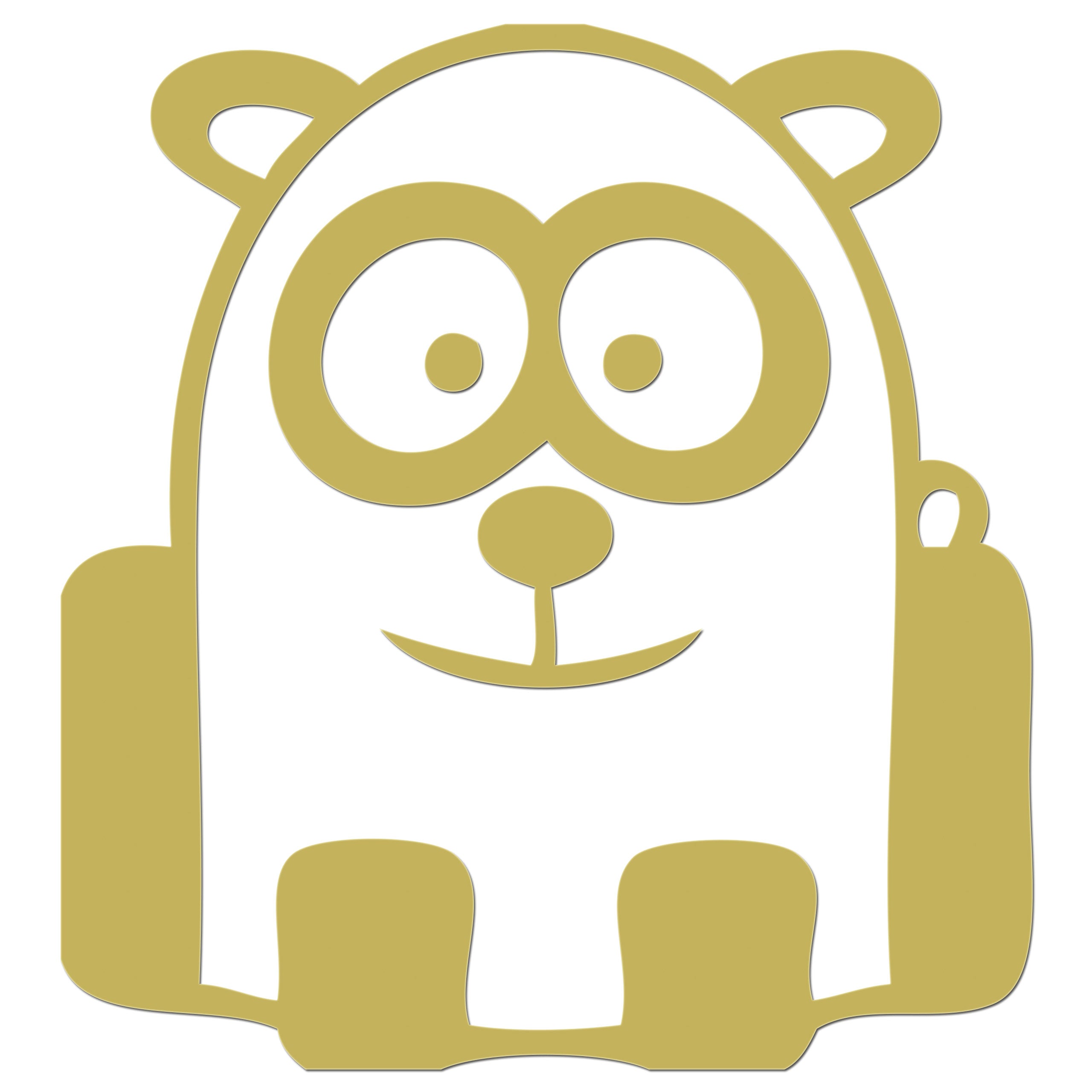 Funny Cartoon Panda Iron On HTV Transfer