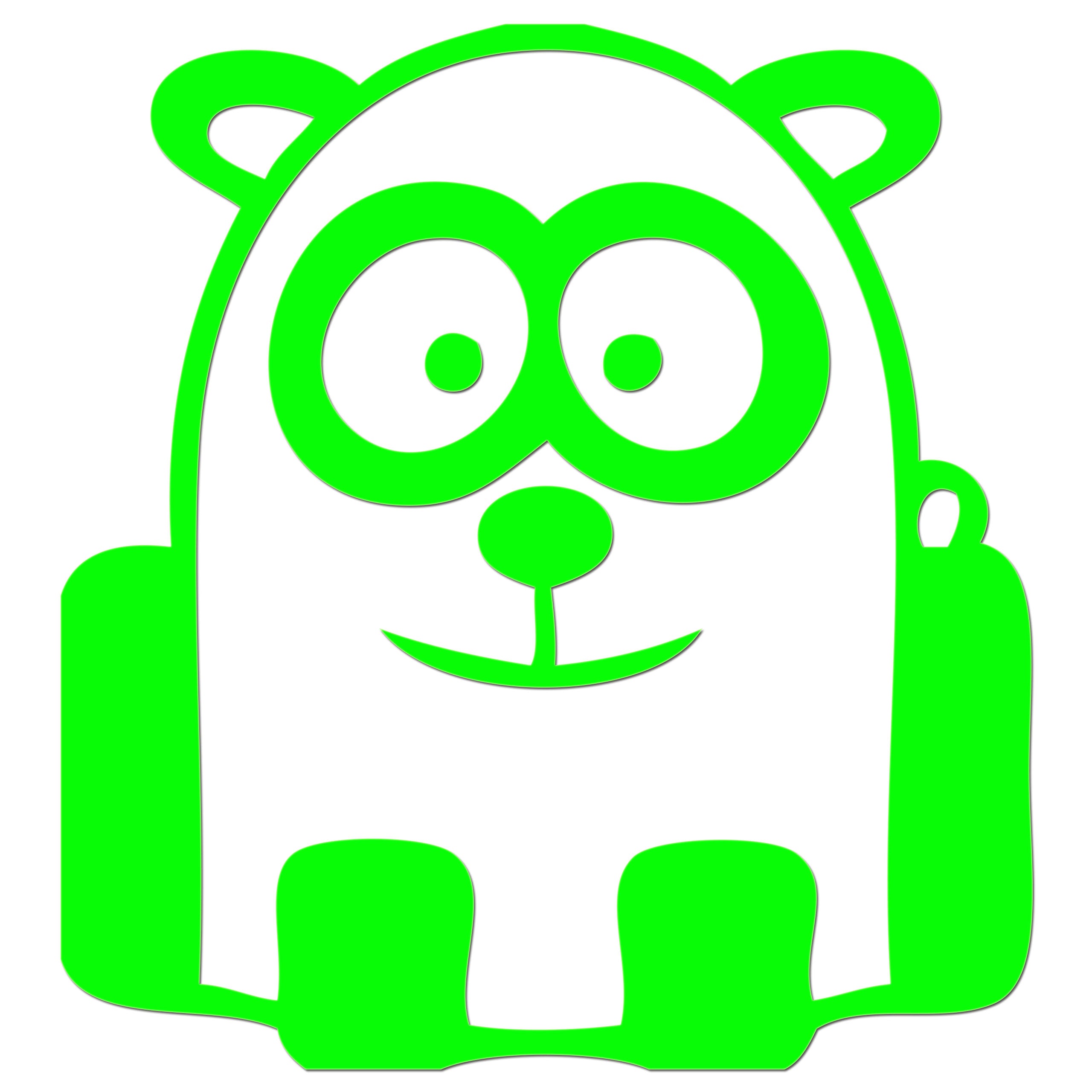 Funny Cartoon Panda Iron On HTV Transfer