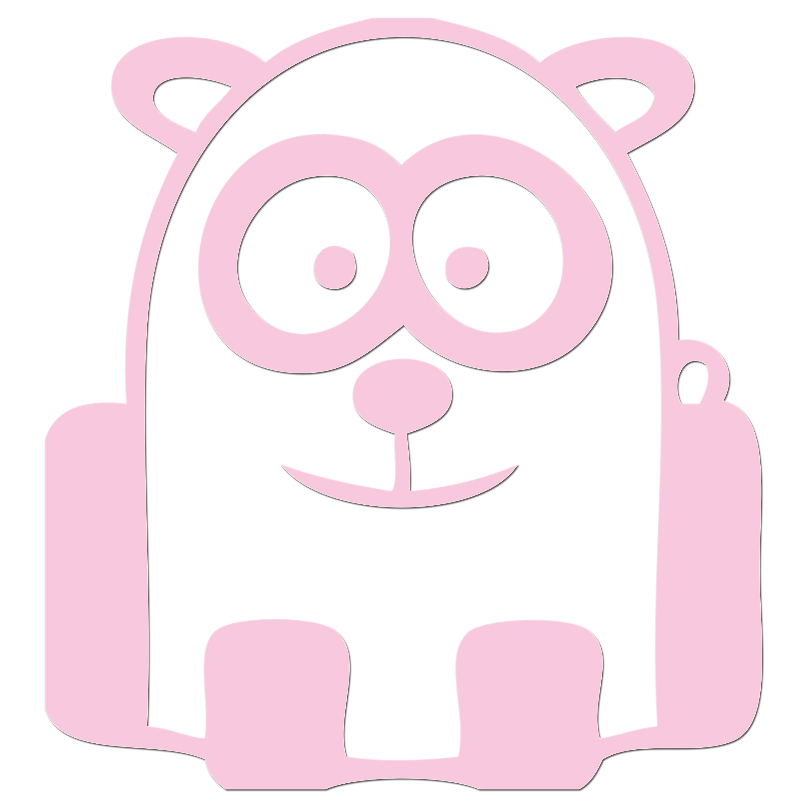 Funny Cartoon Panda Iron On HTV Transfer