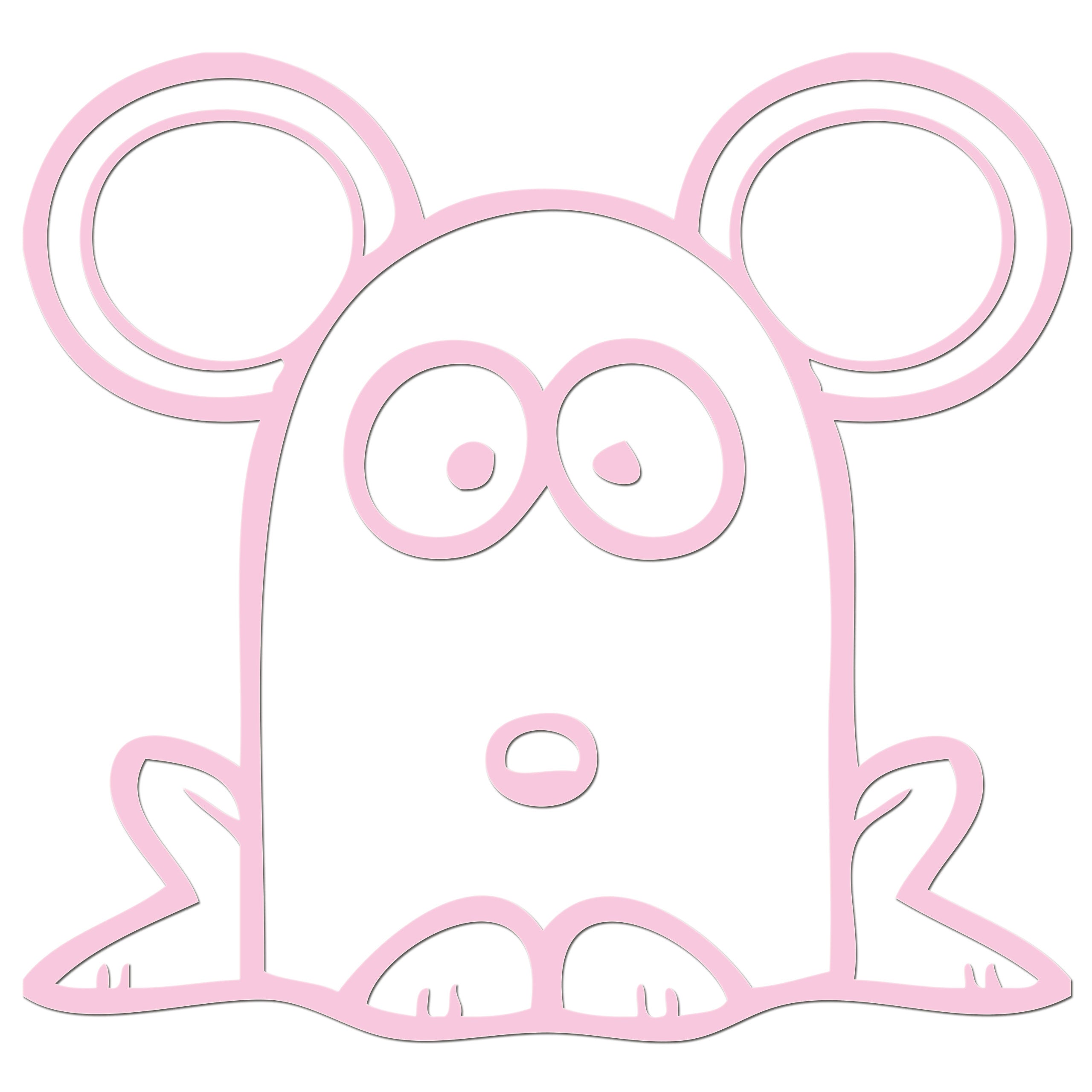 Funny Cartoon Mouse Iron On HTV Transfer