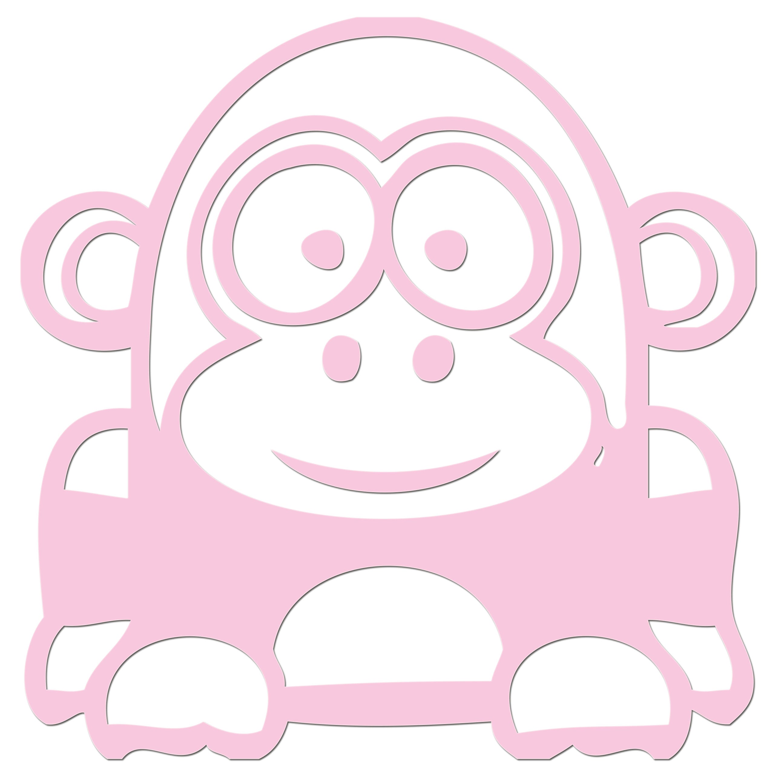 Funny Cartoon Gorilla Iron On HTV Transfer
