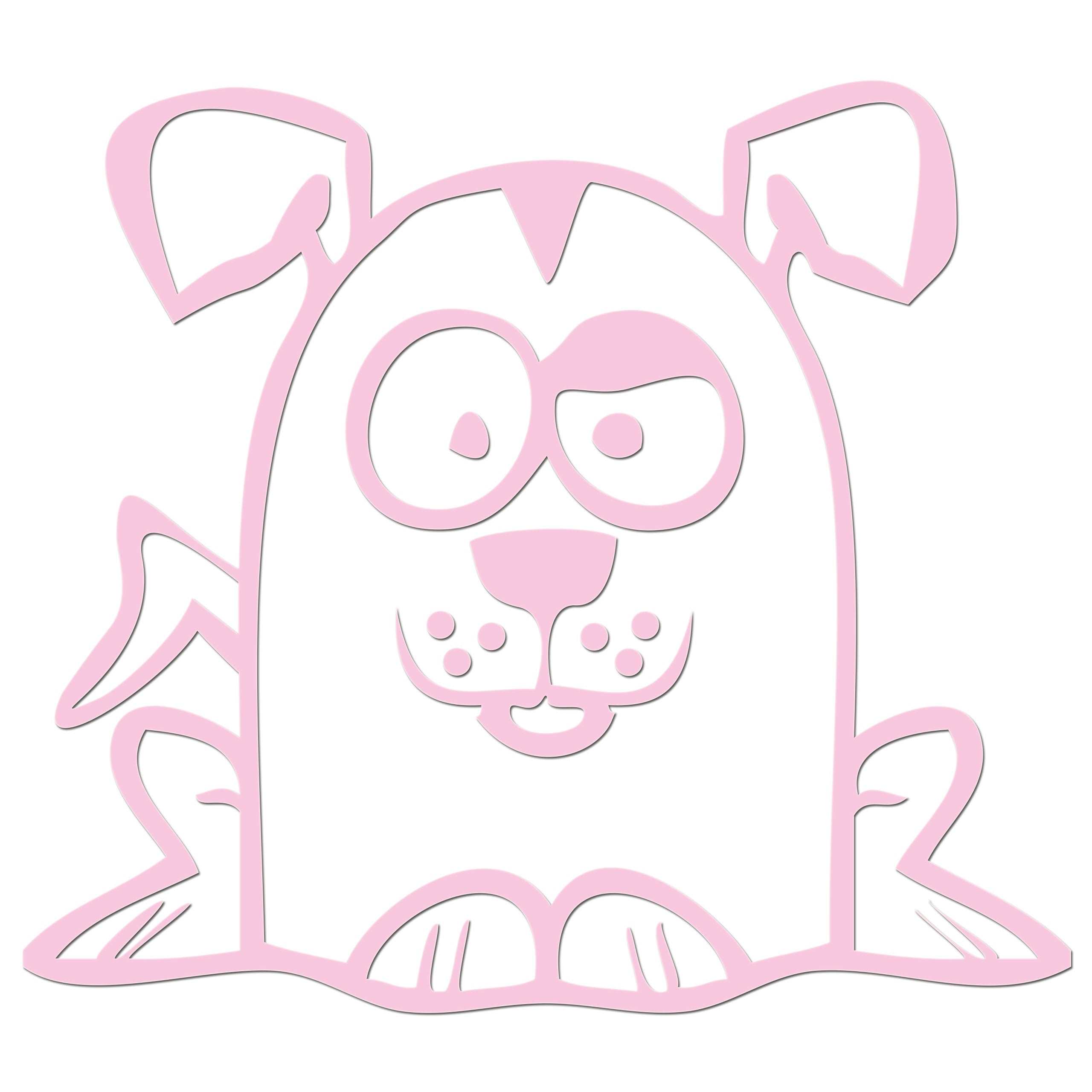 Funny Cartoon Dog Iron On HTV Transfer