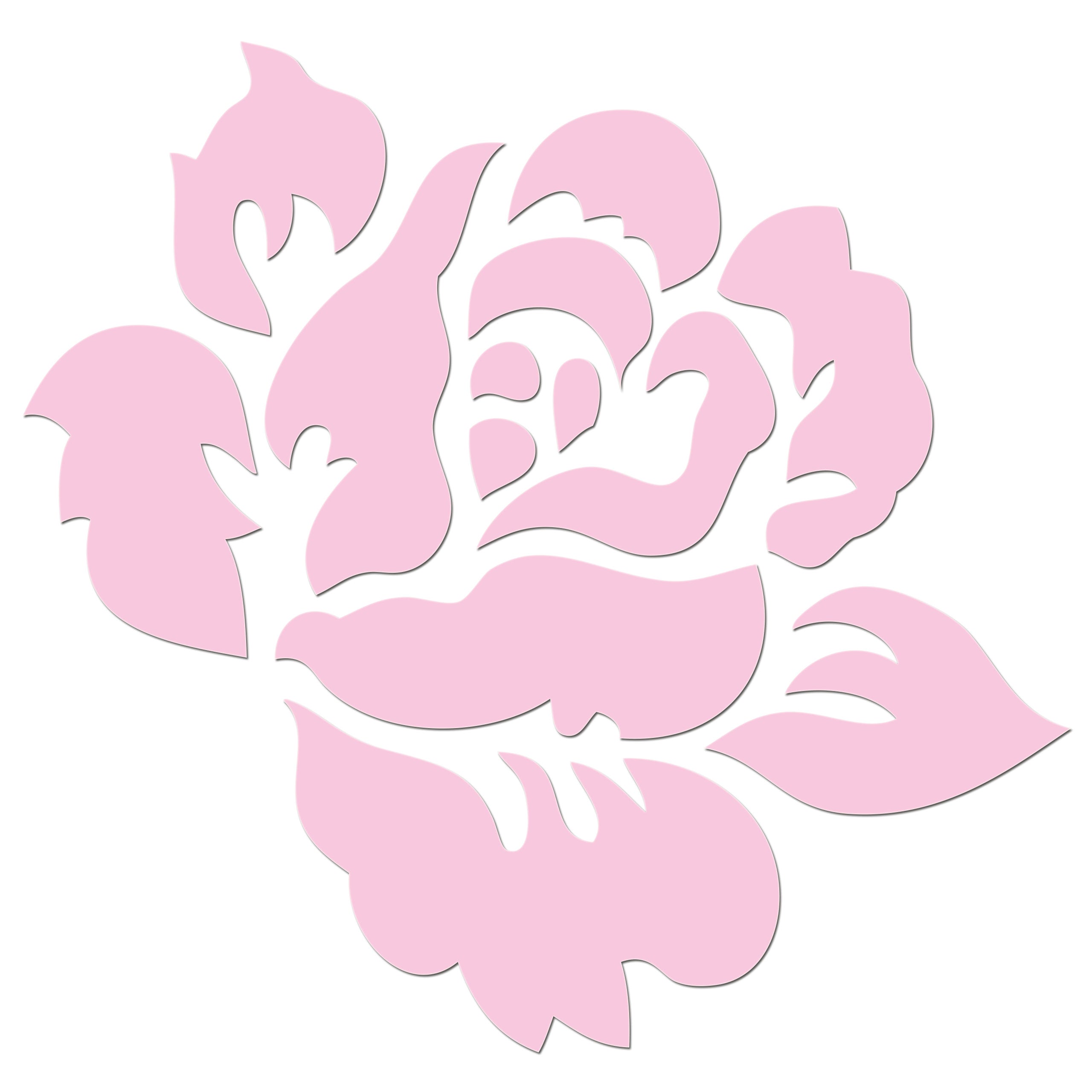 English Rose Iron On HTV Transfer