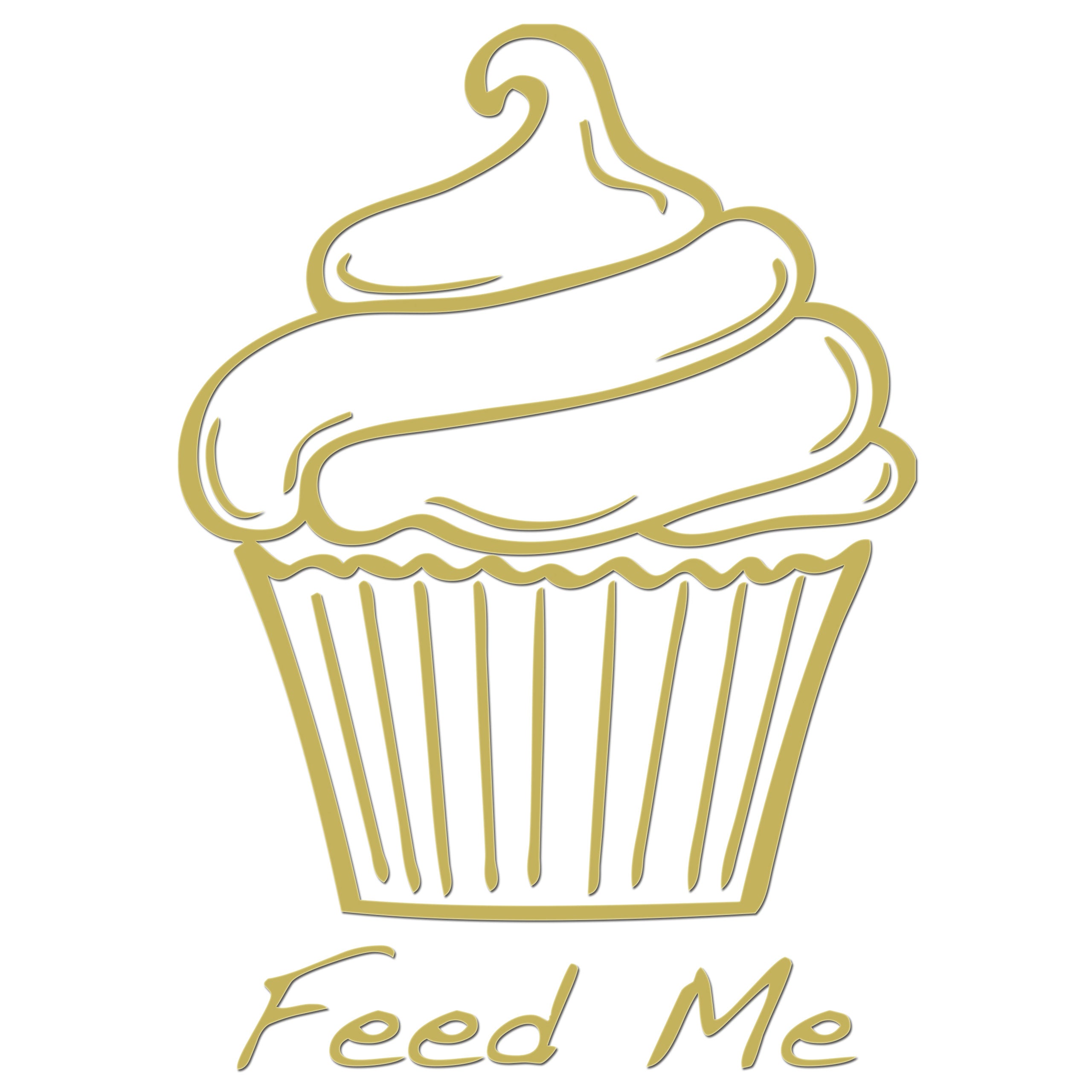 Cup Cake Iron On HTV Transfer