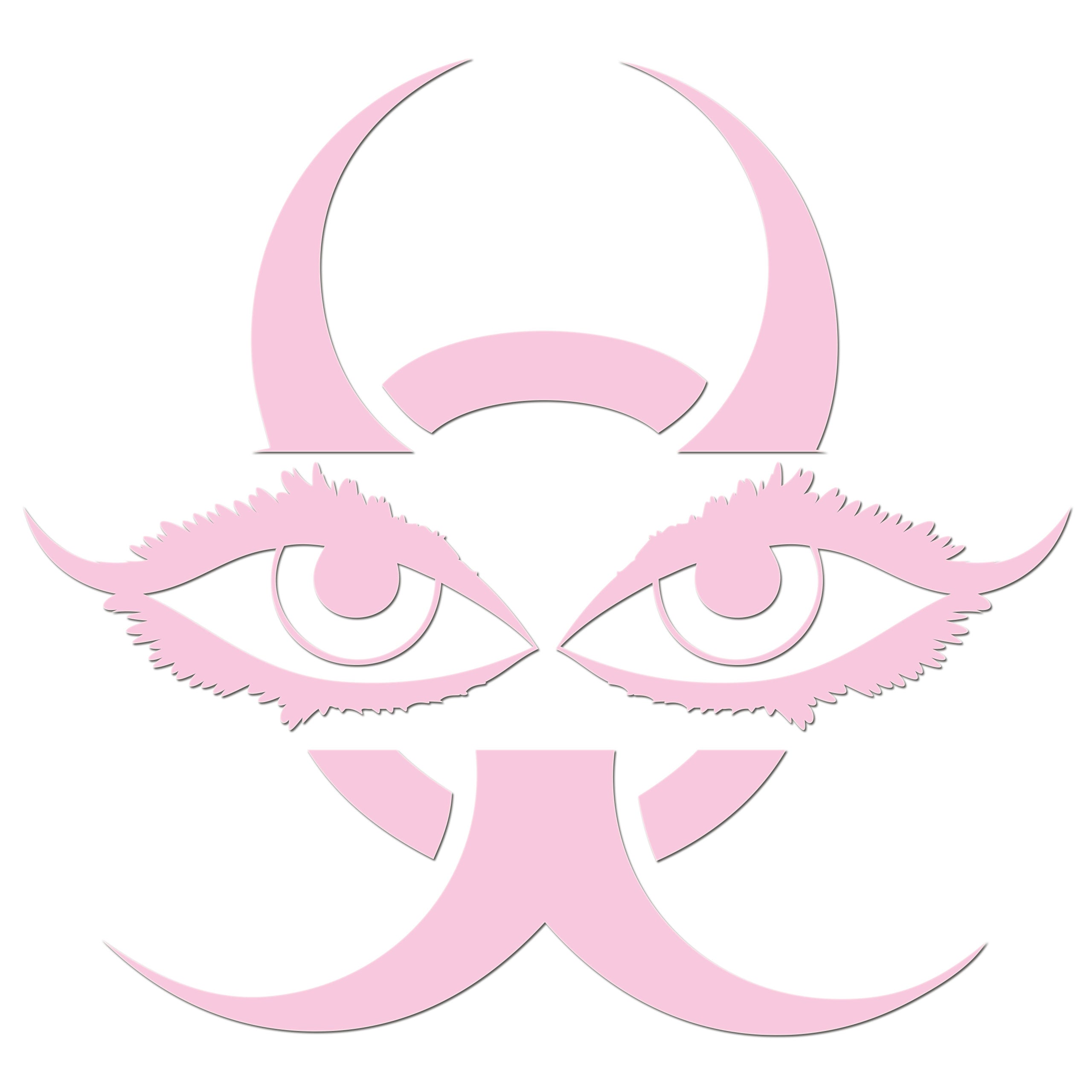 Chinese Devil Eyes Iron On HTV Transfer