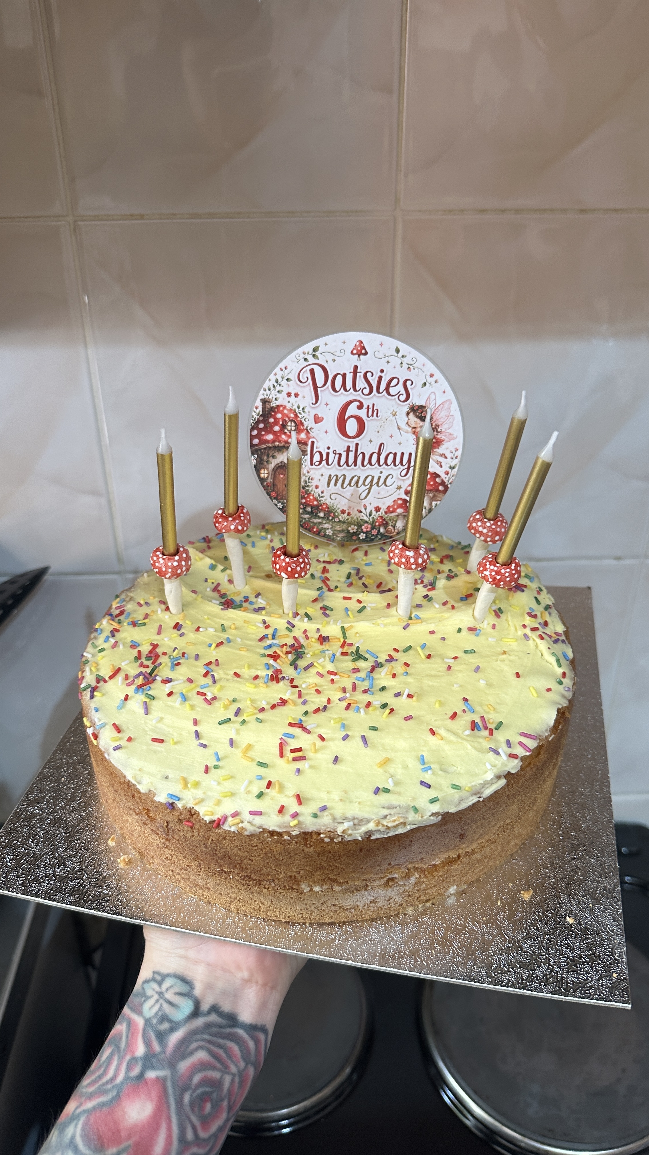 Personalised Any Theme Birthday Cake Topper, Your Own Idea, Full Colour Design
