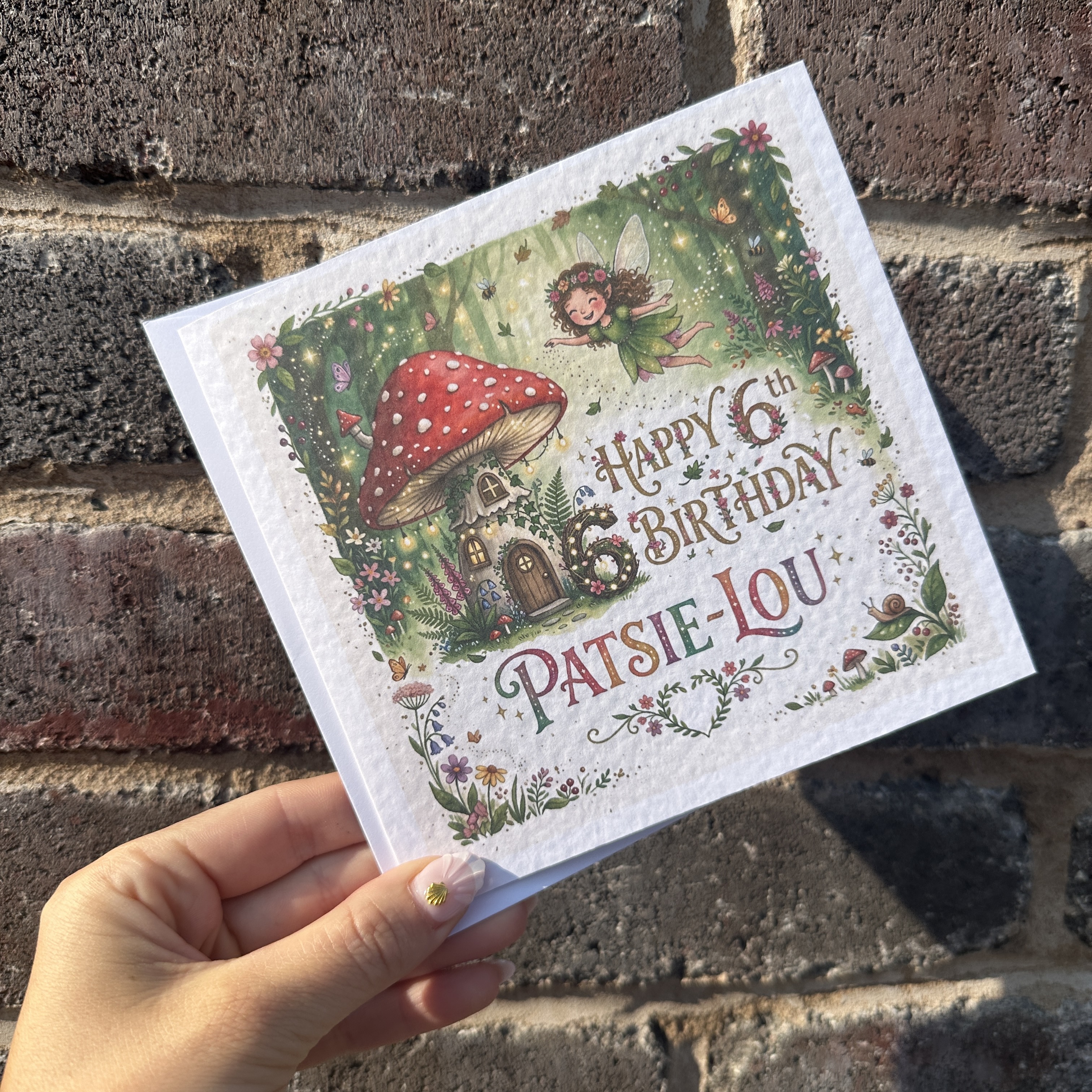 Personalised Any Theme Birthday Card, Your Own Idea, Full Colour Design Greeting Card
