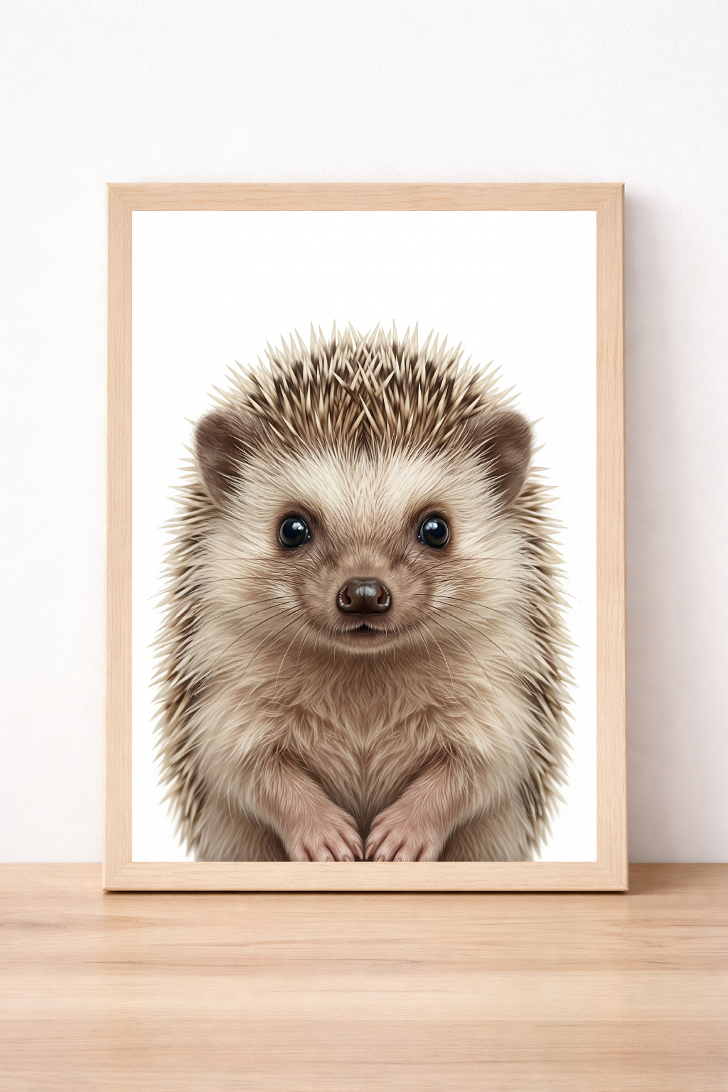 Adorable Hedgehog Children's Print, Cute Animal Wall Art, Nursery Decor
