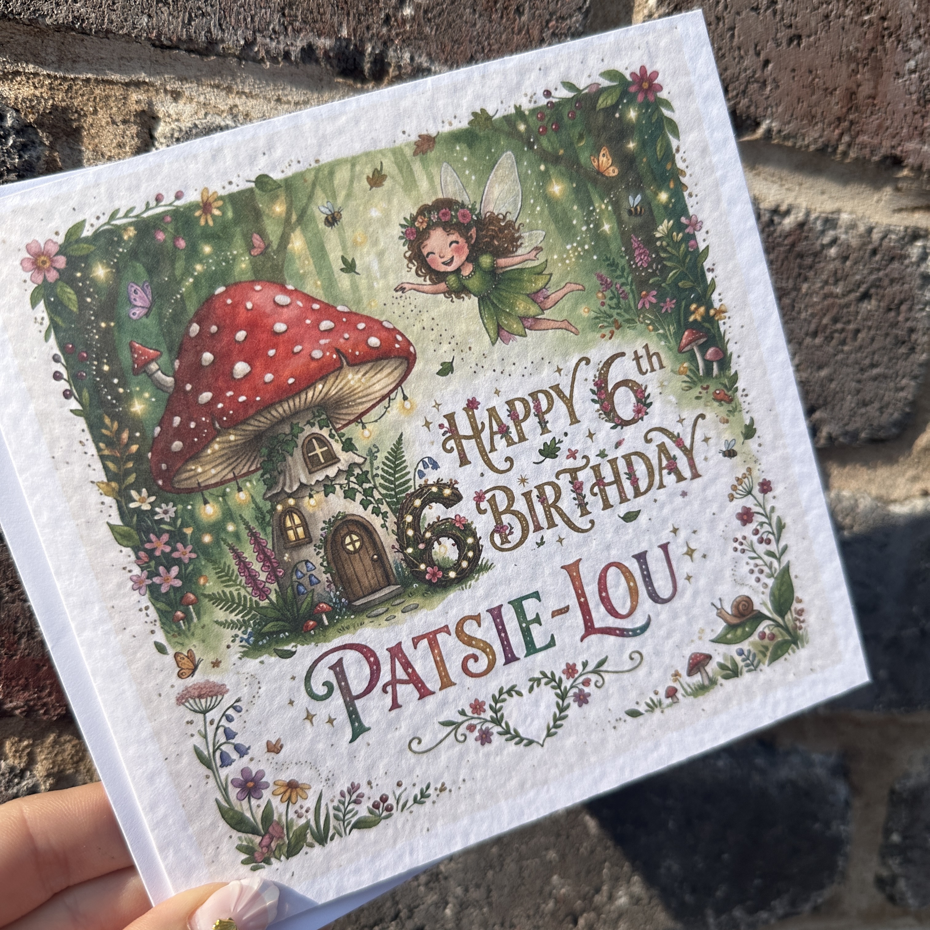 Personalised Any Theme Birthday Card, Your Own Idea, Full Colour Design Greeting Card